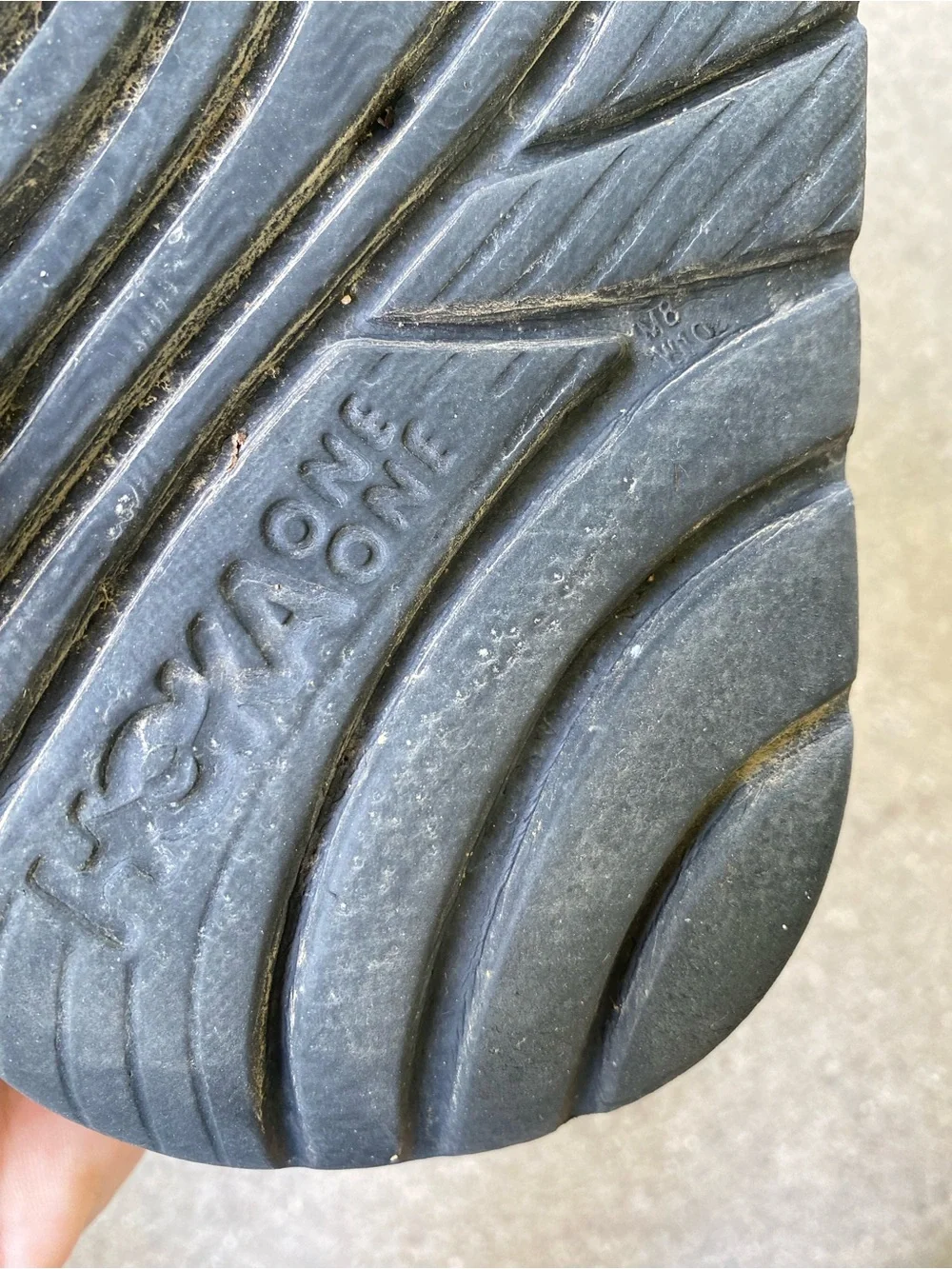Hoka One One Black Slide Sandals